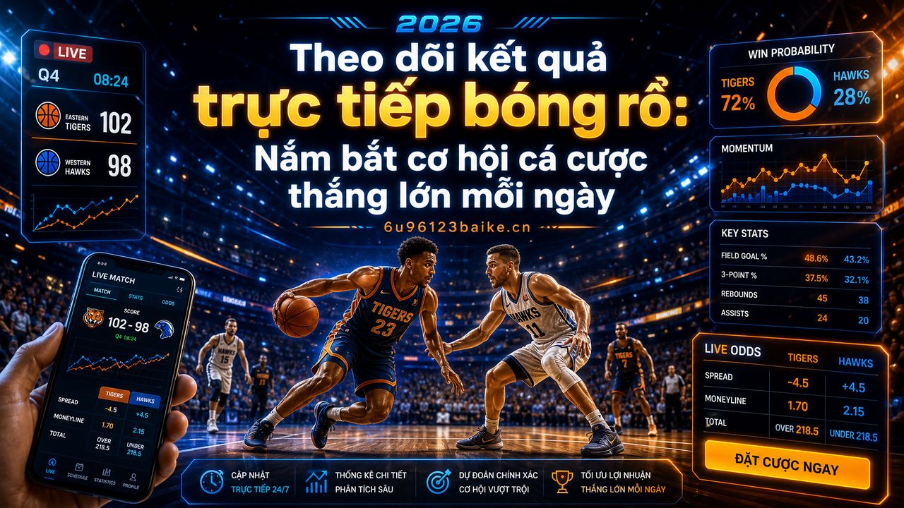 Theo dõi kết quả trực tiếp bóng rổ: Nắm bắt cơ hội cá cược thắng lớn mỗi ngày