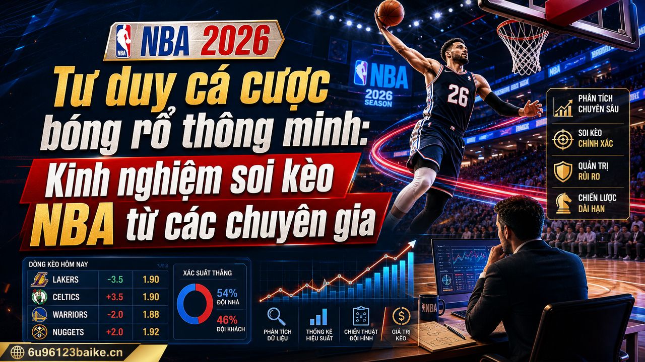 Tư duy cá cược bóng rổ thông minh: Kinh nghiệm soi kèo NBA từ các chuyên gia