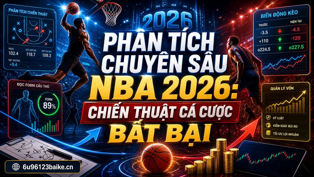 Phân tích chuyên sâu NBA 2026: Chiến thuật cá cược bóng rổ bất bại