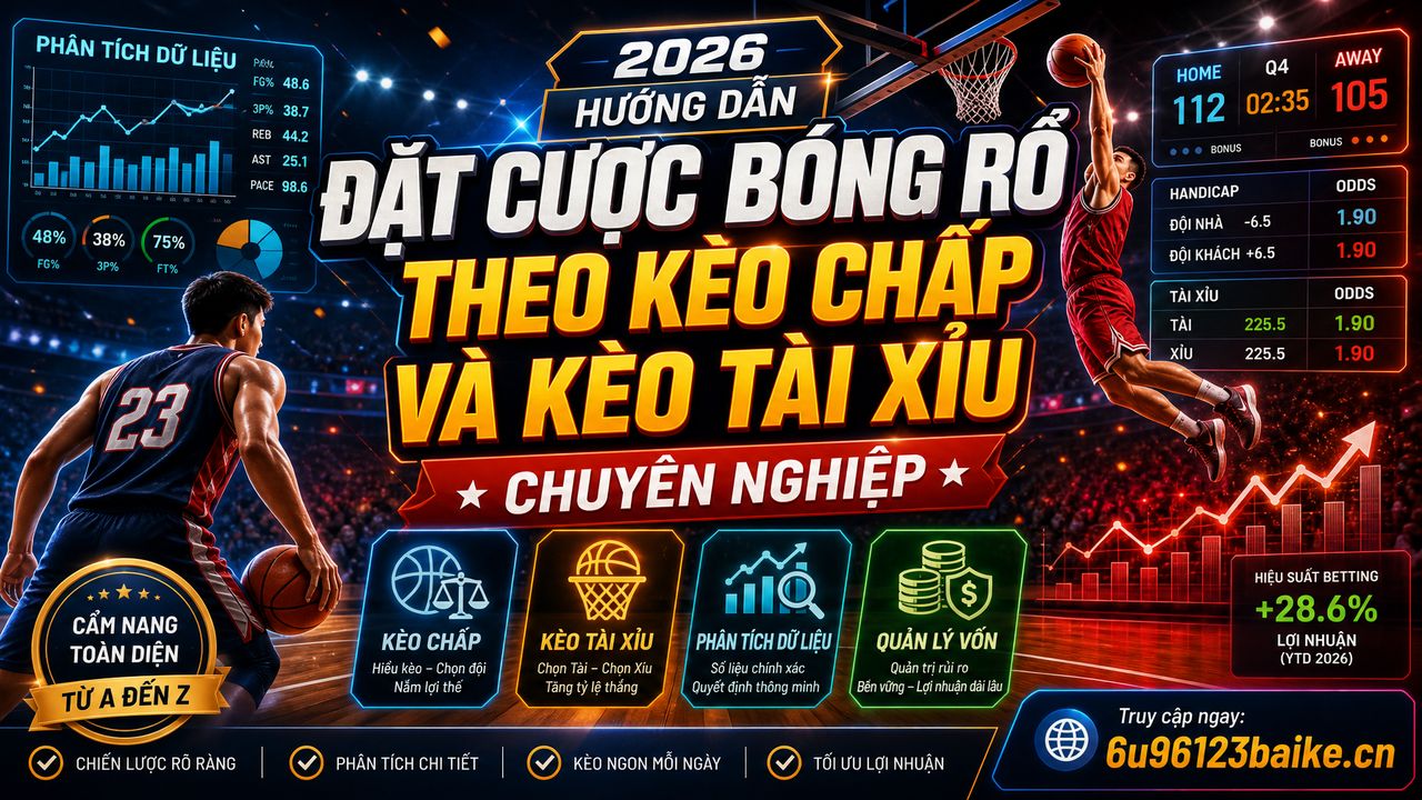 Hướng dẫn đặt cược bóng rổ theo kèo chấp và kèo tài xỉu chuyên nghiệp