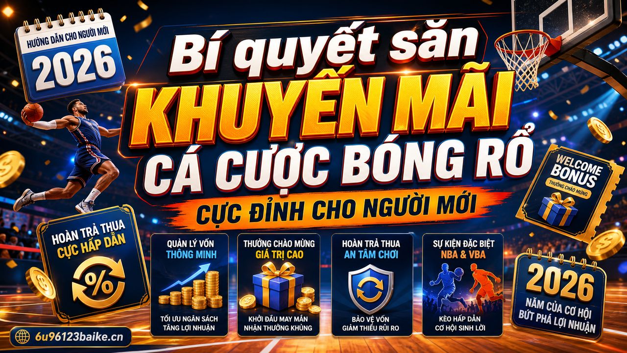 Bí quyết săn khuyến mãi cá cược bóng rổ cực đỉnh cho người mới