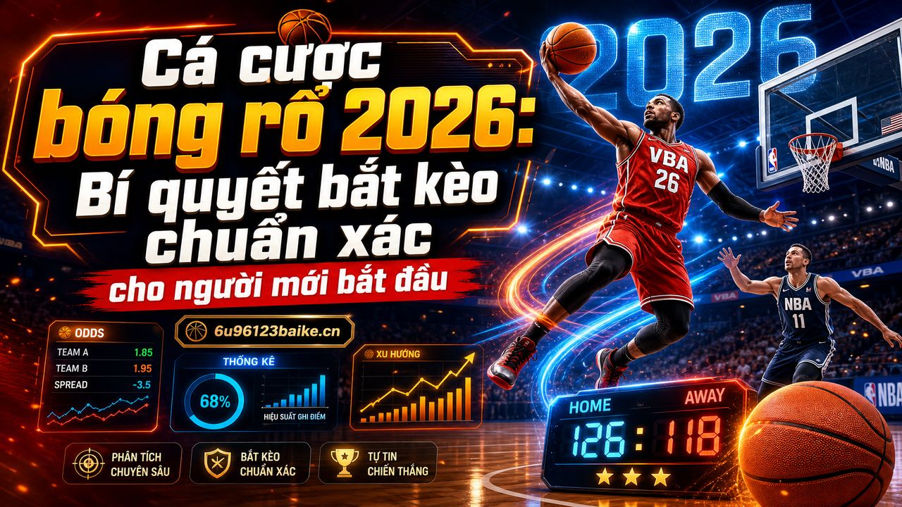 Cá cược bóng rổ 2026: Bí quyết bắt kèo chuẩn xác cho người mới bắt đầu