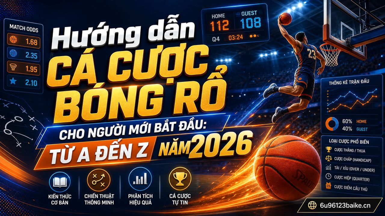 Hướng dẫn cá cược bóng rổ cho người mới bắt đầu: Từ A đến Z năm 2026