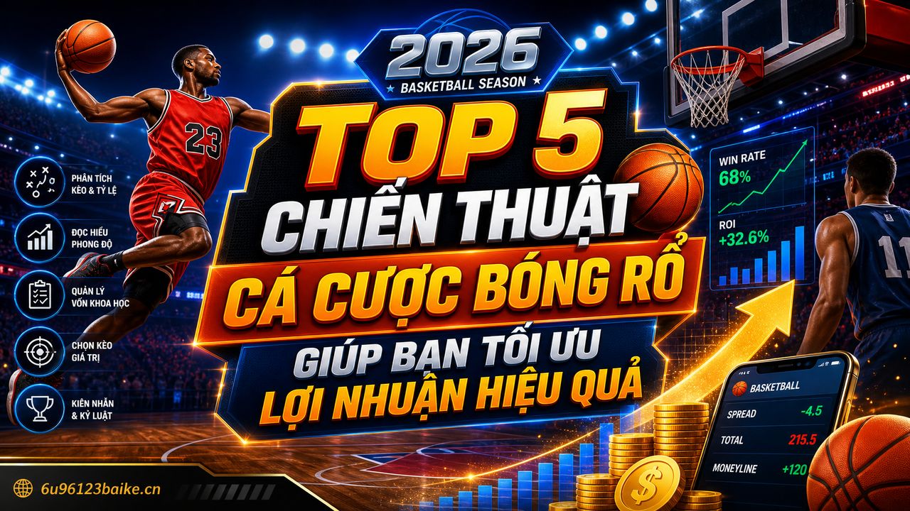 Top 5 chiến thuật cá cược bóng rổ giúp bạn tối ưu lợi nhuận hiệu quả